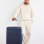Resale The Large Check-In Roller in Navy