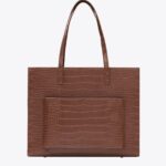 Resale The Large Work Tote in Maple Croc