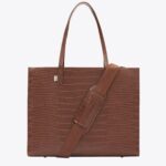Resale The Large Work Tote in Maple Croc