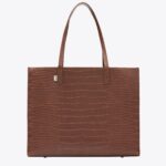 Resale The Large Work Tote in Maple Croc