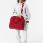 The Shoulder Strap in Text Me Red