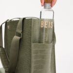 Resale The Large Work Tote in Olive Croc