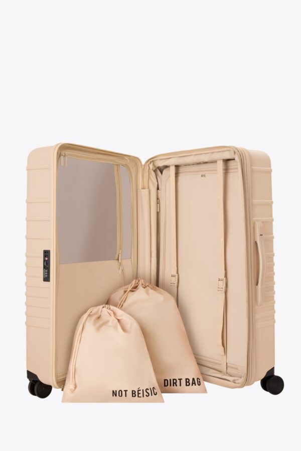 The Large Check-In Roller in Beige - Image 5