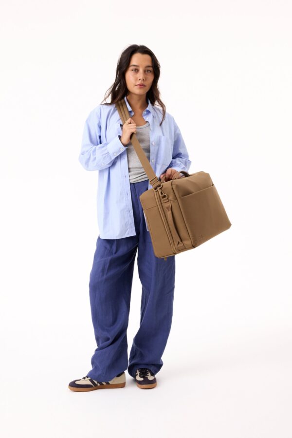 The Ultimate Travel Duffle in Camel - Image 4