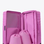 Resale The Large Check-In Roller in Glossy Berry