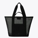 The Mesh Beach Tote in Black