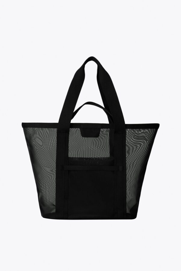 The Mesh Beach Tote in Black - Image 3