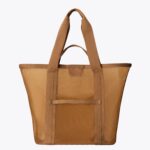 The Mesh Beach Tote in Camel