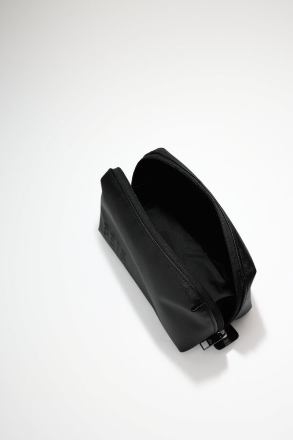 The Small Cosmetic Pouch in Black - Image 3