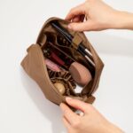 Resale The Small Cosmetic Pouch in Camel