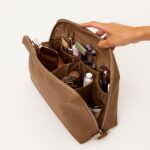 The Large Cosmetic Pouch in Camel