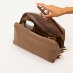 The Large Cosmetic Pouch in Camel