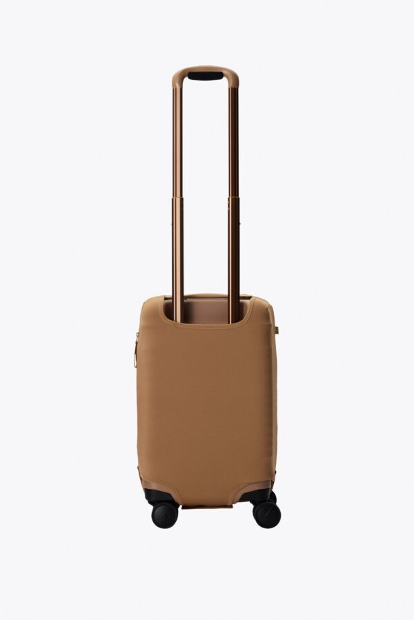 The Small Carry-On Luggage Cover in Camel - Image 3