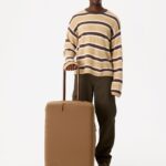 The Large Check-In Luggage Cover in Camel