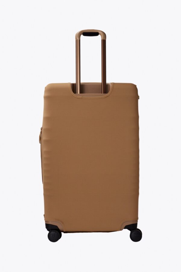 The Large Check-In Luggage Cover in Camel - Image 3
