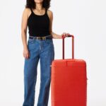 Resale The Medium Check-In Luggage Cover in Flame