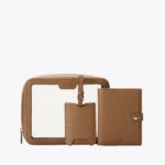 The Passport & Luggage Tag Set in Camel