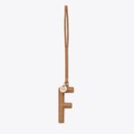 The Letter Charm in Camel