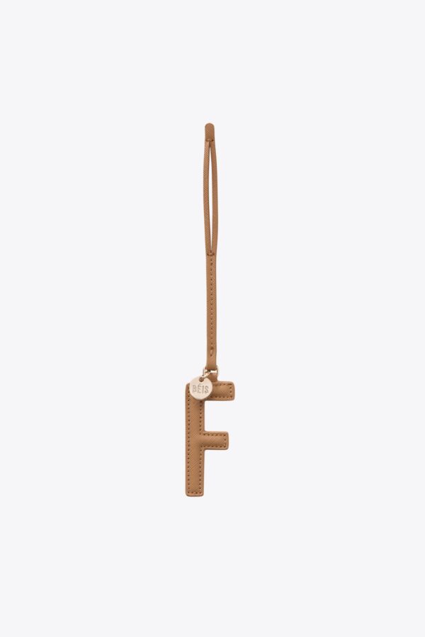 The Letter Charm in Camel - Image 11