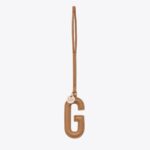 The Letter Charm in Camel
