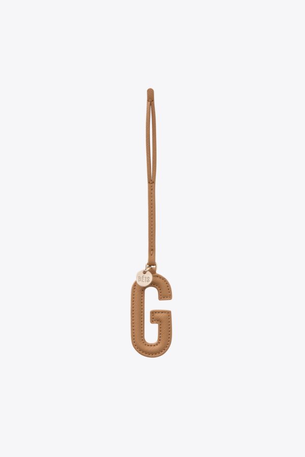 The Letter Charm in Camel - Image 12