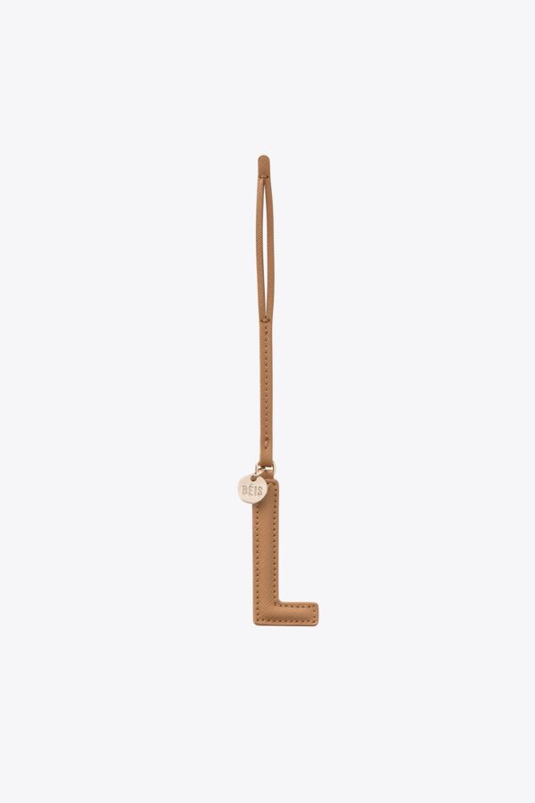 The Letter Charm in Camel - Image 17