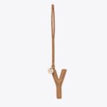 The Letter Charm in Camel