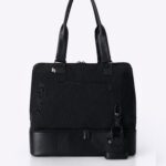 The Micro Weekender Charm in Black
