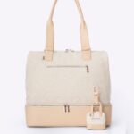 The Micro Weekender Charm in Beige
