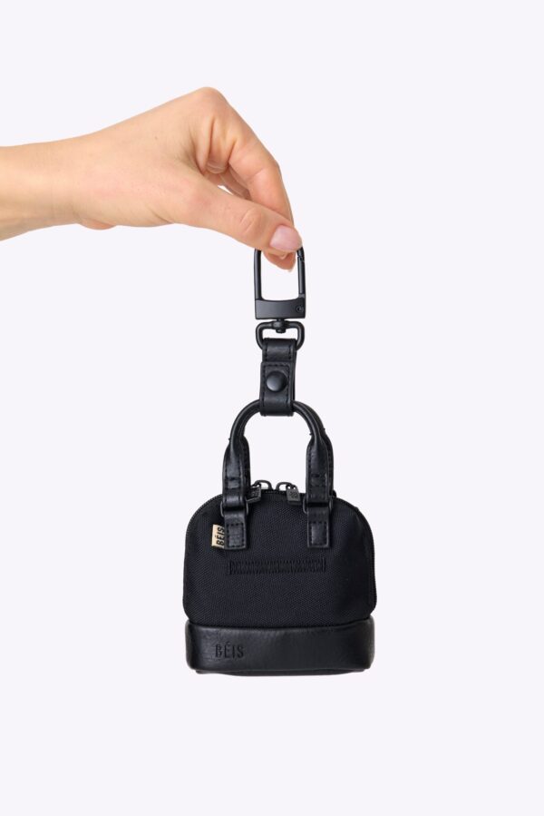 The Micro Weekender Charm in Black - Image 2