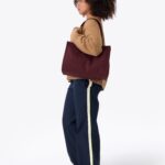 The Book Tote in Burgundy