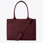 The Book Tote in Burgundy