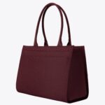 The Book Tote in Burgundy