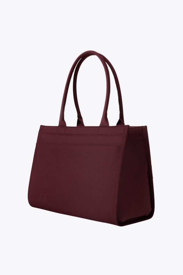 The Book Tote in Burgundy - Image 2