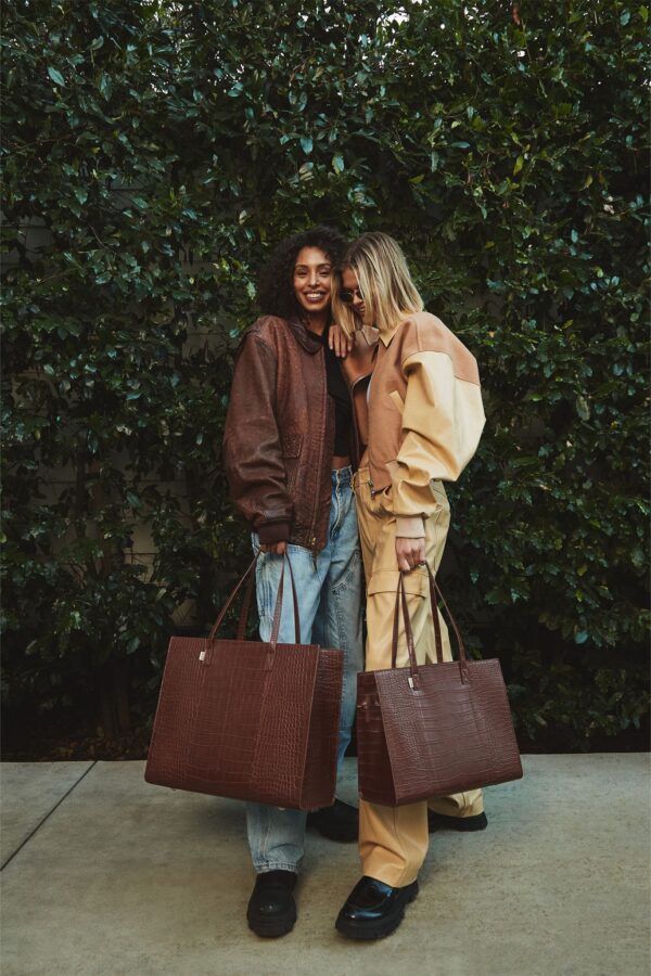 Resale The Large Work Tote in Maple Croc - Image 10