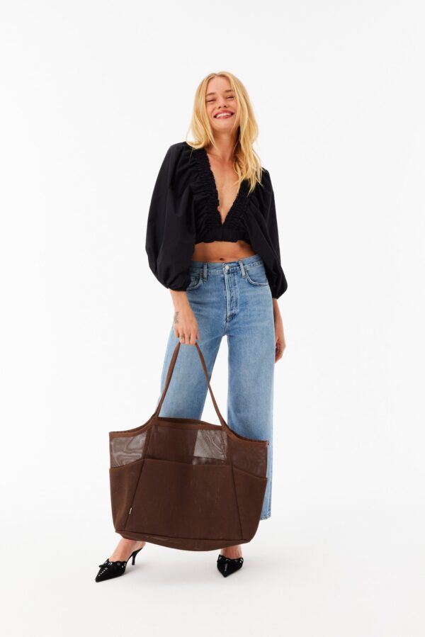 Resale The Mesh Beach Tote in Maple - Image 5