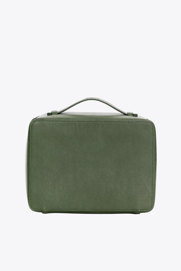 The Cosmetic Case in Olive - Image 4