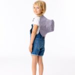 The Kids Wide Brim Sun Hat in Lavender