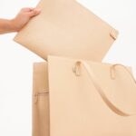 The Large Work Tote in Beige