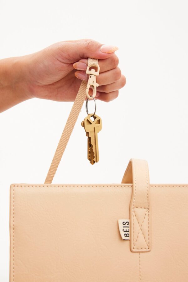 The Large Work Tote in Beige - Image 7