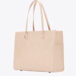 The Large Work Tote in Beige