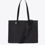 Resale The Work Tote in Black Croc