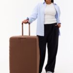 Resale The Large Check-In Luggage Cover in Maple
