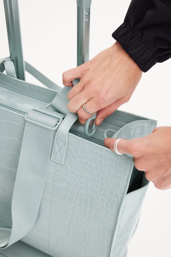 Resale The Work Tote in Slate Croc - Image 7