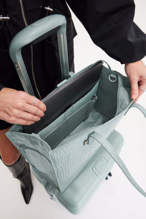 Resale The Work Tote in Slate Croc - Image 9