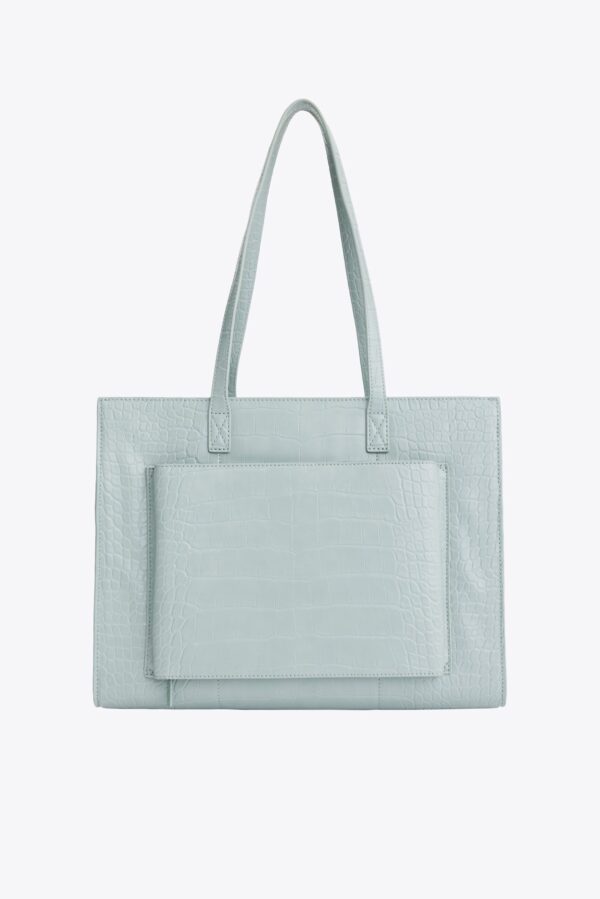 Resale The Work Tote in Slate Croc - Image 3