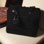 The Micro Weekender Charm in Black