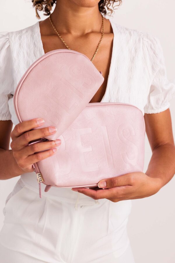 The Cosmetic Pouch Set in Atlas Pink - Image 5