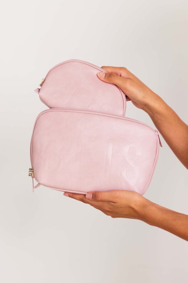 The Cosmetic Pouch Set in Atlas Pink - Image 2
