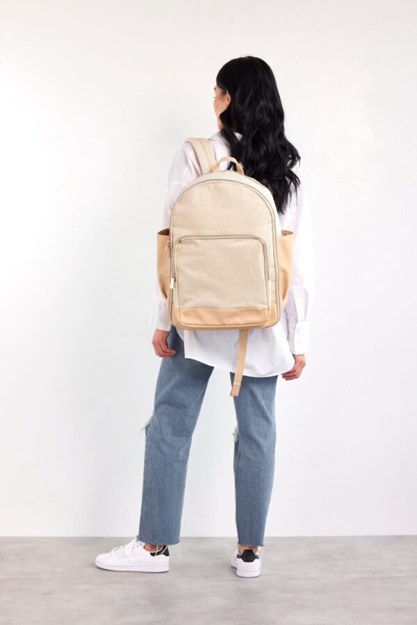 Resale The Travel Backpack in Beige - Image 6